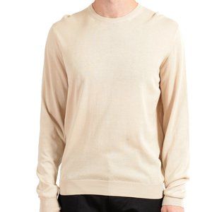 Malo Men's Beige Crewneck Light Sweater